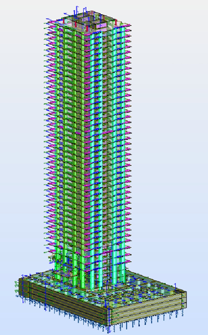 High-rise structural model